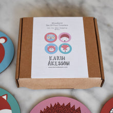 Load image into Gallery viewer, Colourful Woodland Set Of Four Coasters
