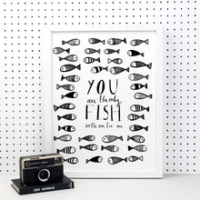 Load image into Gallery viewer, &#39;You Are The Only Fish For Me’  Print
