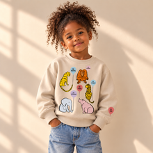 Load image into Gallery viewer, Animal Balloon Be Brave Be Strong Be Kind Sweatshirt
