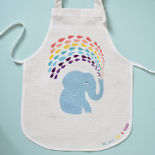 Load image into Gallery viewer, Rainbow Elephant Children&#39;s Apron
