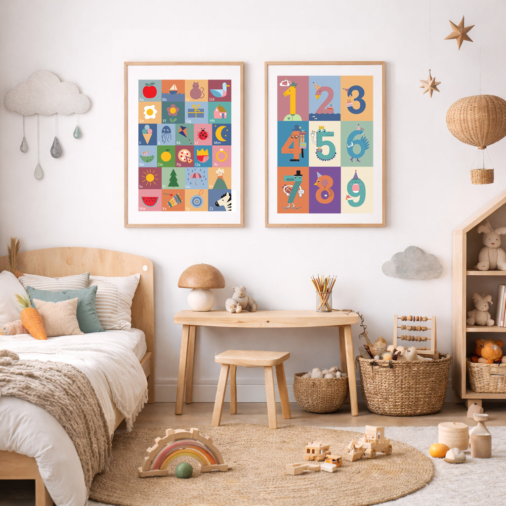 Children's Educational Alphabet Print