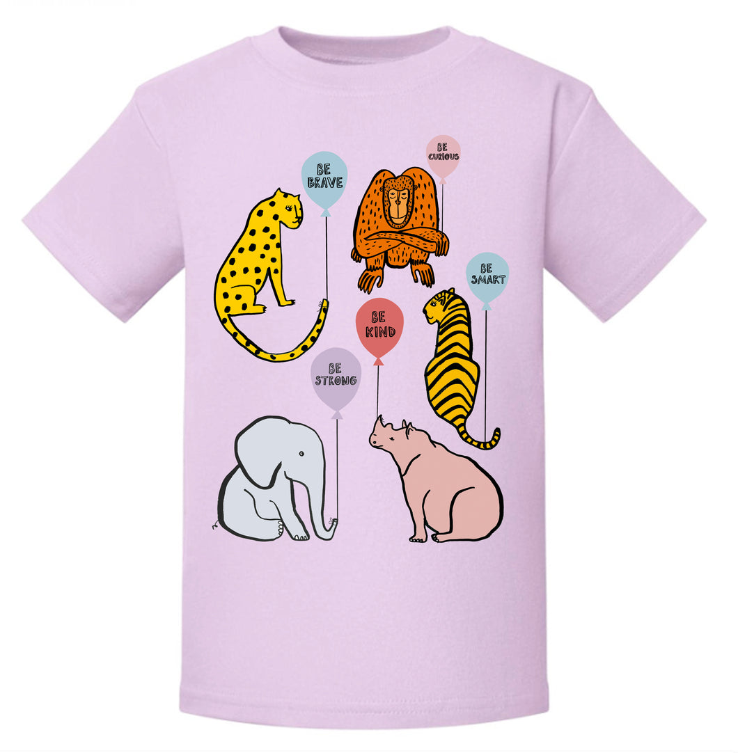 Animal Balloon T-shirt Lilac