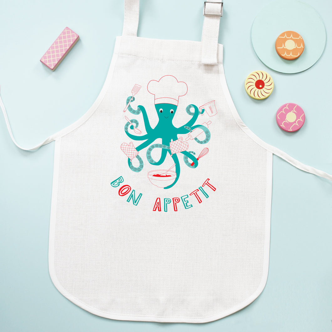 Bon Appetit Octopus Apron
