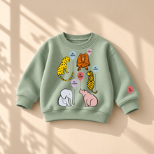 Load image into Gallery viewer, Animal Balloon Be Brave Be Strong Be Kind Sweatshirt
