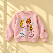 Load image into Gallery viewer, Animal Balloon Be Brave Be Strong Be Kind Sweatshirt
