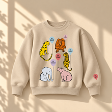 Load image into Gallery viewer, Animal Balloon Be Brave Be Strong Be Kind Sweatshirt
