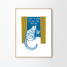Load image into Gallery viewer, Cat In Window Print
