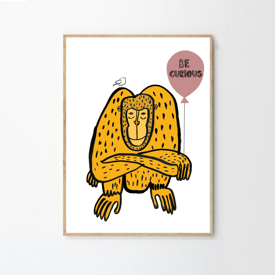 Orangutan Balloon Prints