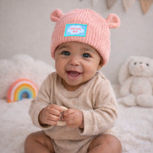 Load image into Gallery viewer, Baby Bear Beanie Dream Big Cloud
