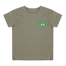 Load image into Gallery viewer, Khaki Easy Peasy Lemon Squeezy Embroidered T-shirt
