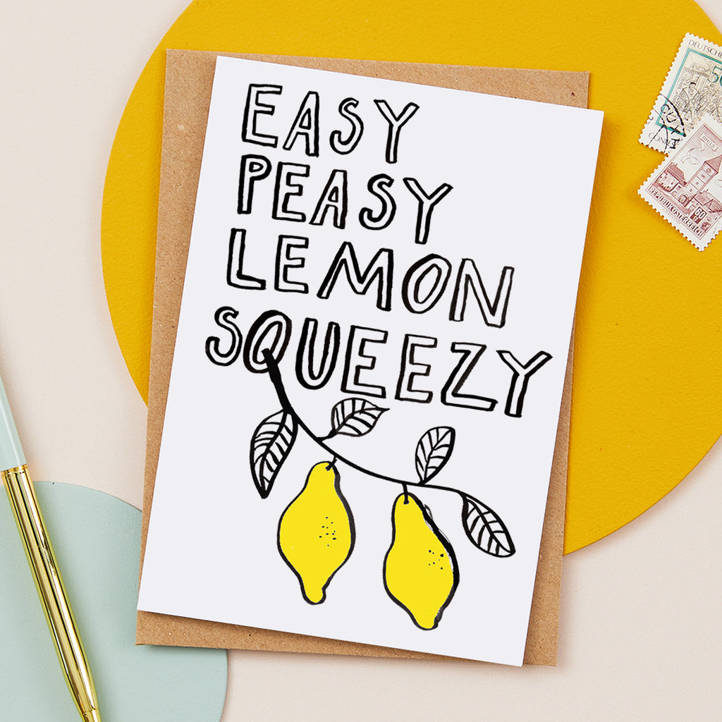 Easy Peasy Lemon Squeezy Card