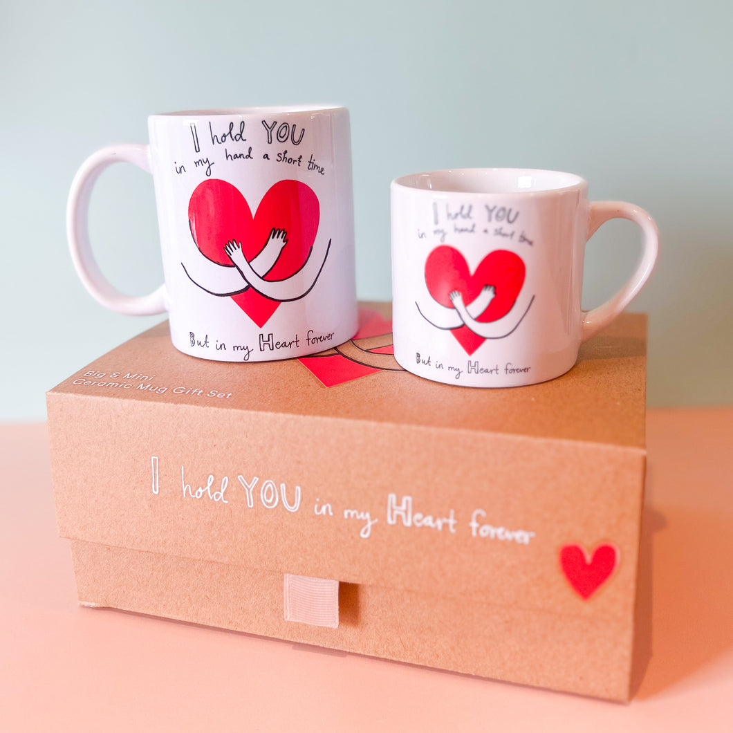 In My Heart Forever Ceramic Mug Set