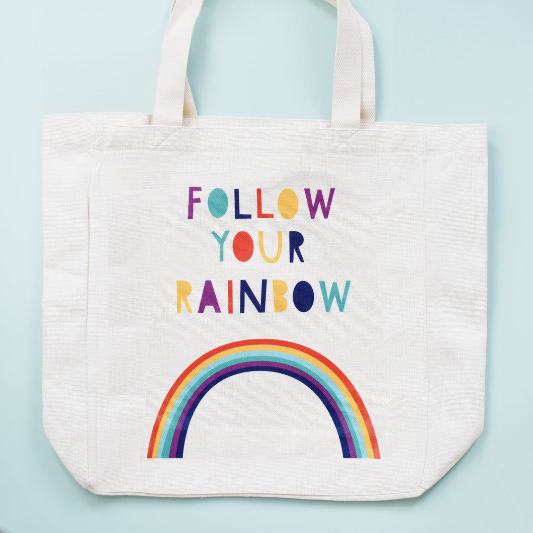 Follow Your Rainbow Tote Bag