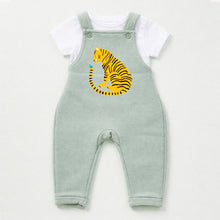 Load image into Gallery viewer, Tiger Fleece Dungarees – Multiple Colours Available
