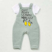 Load image into Gallery viewer, Easy Peasy Lemon Squeezy Fleece Dungarees – Multiple Colours Available
