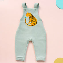Load image into Gallery viewer, Tiger Fleece Dungarees – Multiple Colours Available
