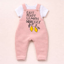 Load image into Gallery viewer, Easy Peasy Lemon Squeezy Fleece Dungarees – Multiple Colours Available
