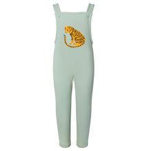 Load image into Gallery viewer, Tiger Fleece Overalls in Sage Green
