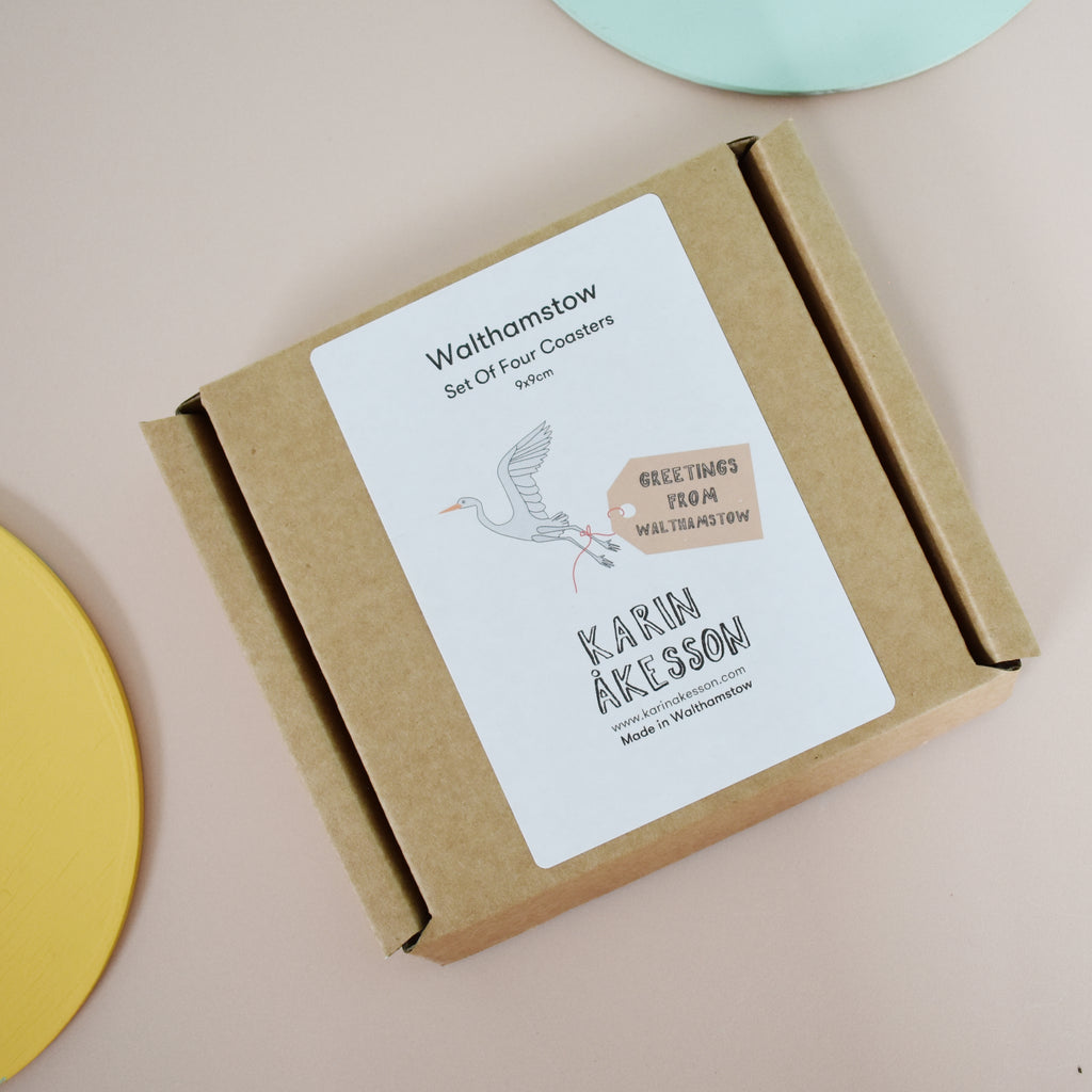 Walthamstow Map Set Of Four Coasters