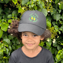 Load image into Gallery viewer, Easy Peasy Lemon Squeezy Black Children&#39;s Cap
