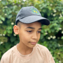 Load image into Gallery viewer, Easy Peasy Lemon Squeezy Black Children&#39;s Cap
