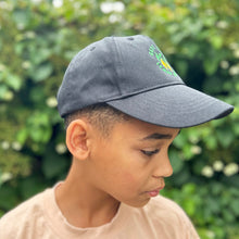 Load image into Gallery viewer, Easy Peasy Lemon Squeezy Black Children&#39;s Cap
