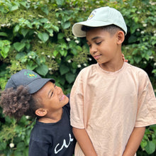 Load image into Gallery viewer, Easy Peasy Lemon Squeezy Black Children&#39;s Cap
