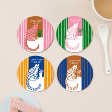 Load image into Gallery viewer, I Want To Spend Nine Lives With You Cat Coasters
