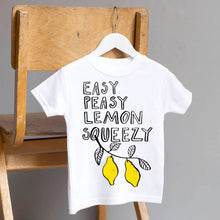 Load image into Gallery viewer, Copy of Easy Peasy Lemon White T Shirt
