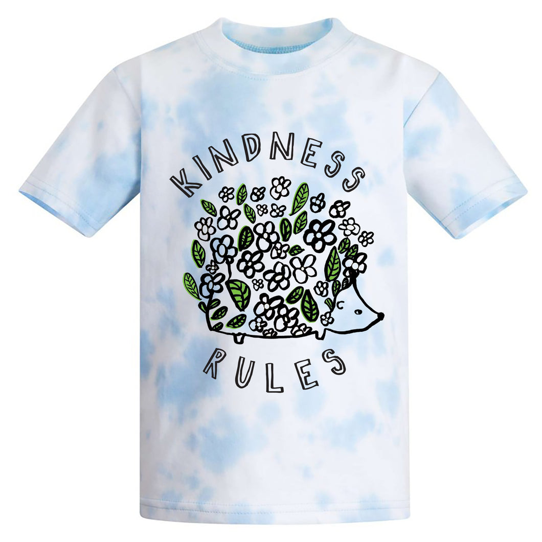 Kindness Rules Tie Dye T Shirt