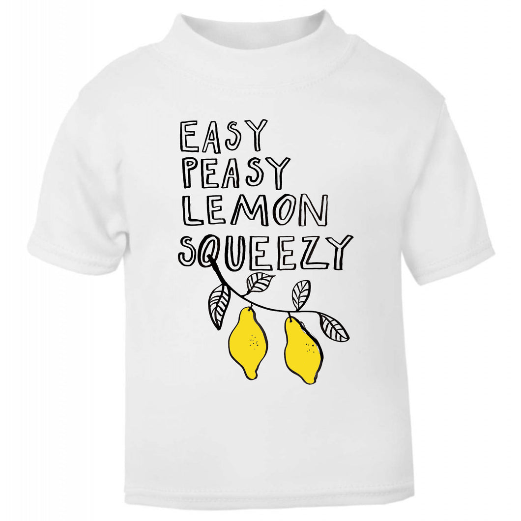 Copy of Easy Peasy Lemon White T Shirt