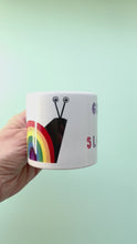 Load and play video in Gallery viewer, Rainbow Snail Grow Up Slowly Children&#39;s Mug
