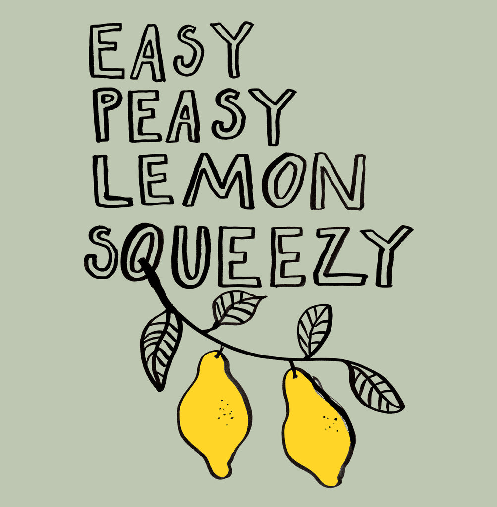 Easy Peasy Lemon Sage Green T-shirt