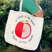 Load image into Gallery viewer, Teachers Gift Apple Tote Bag
