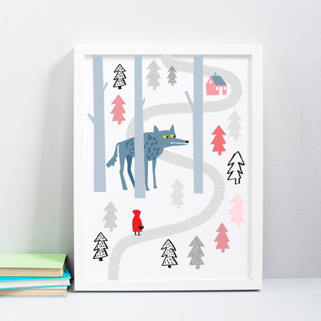 Little Red Riding Hood Print