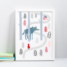 Load image into Gallery viewer, Little Red Riding Hood Print
