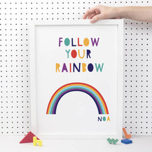 Load image into Gallery viewer, Follow Your Own Rainbow Print

