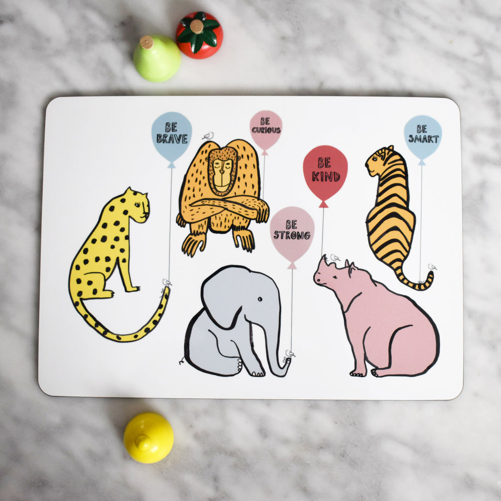 Animal Balloon Children's Placemat
