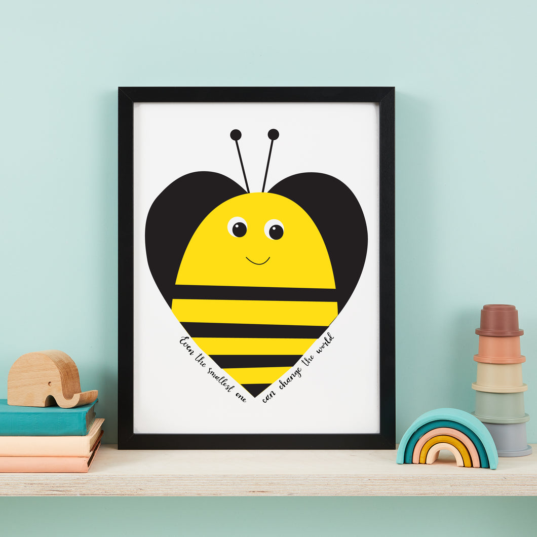 Personalised Bee Print