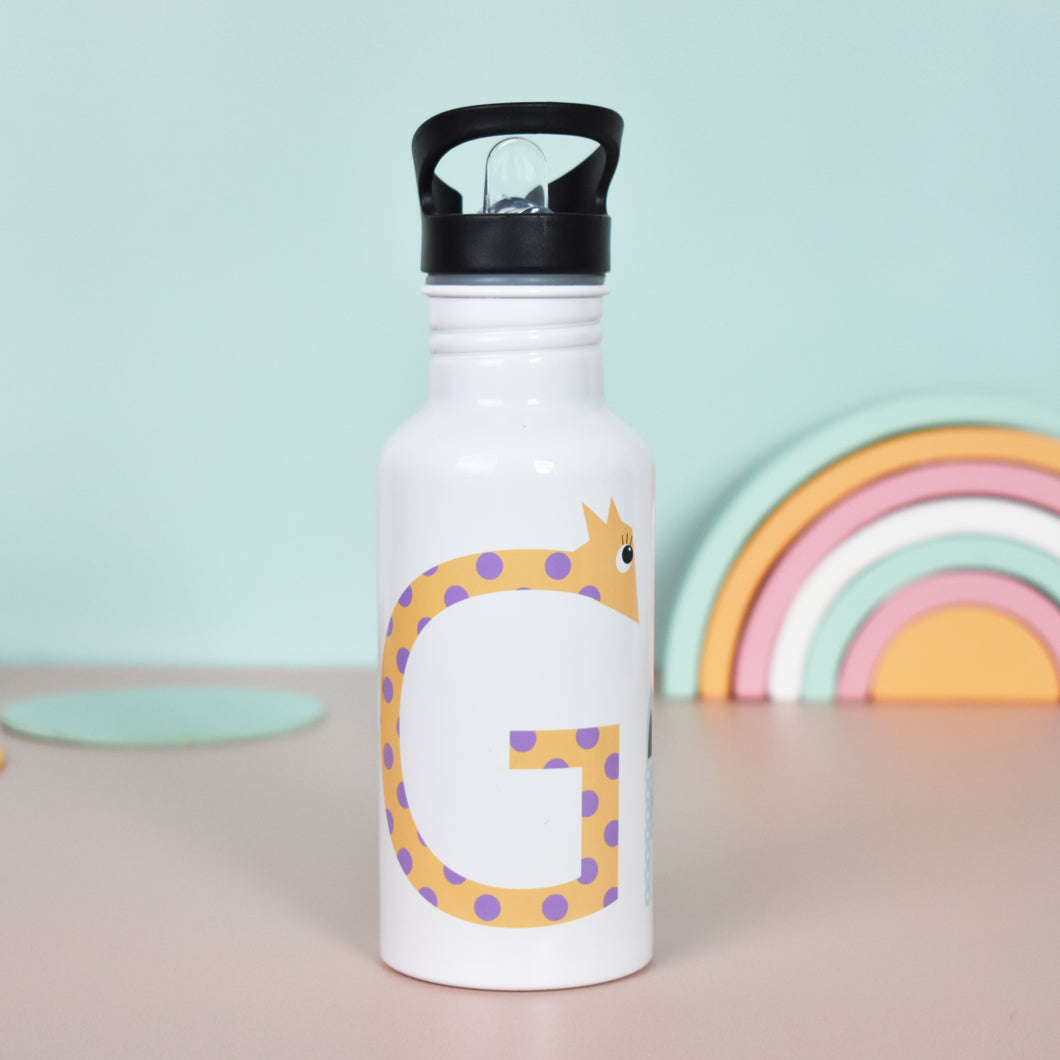 Children's Personalised Name Water Bottle