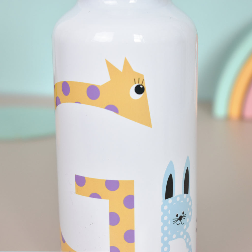 Children's Personalised Name Water Bottle