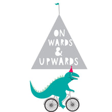 Load image into Gallery viewer, Cycling Dinosaur Print
