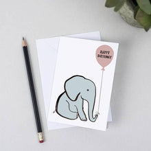 Load image into Gallery viewer, Happy Birthday Elephant Card
