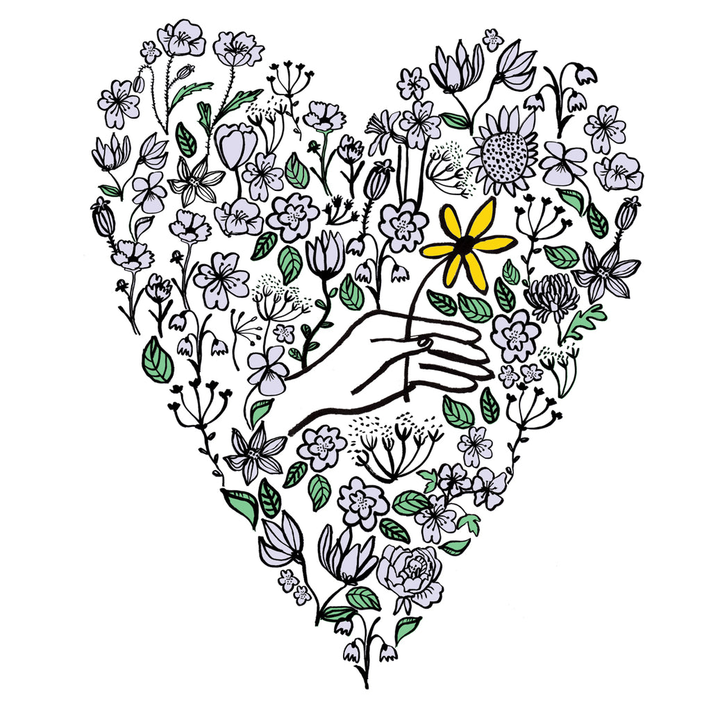 Floral Heart Card