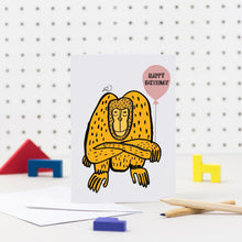 Load image into Gallery viewer, Happy Birthday Monkey Card
