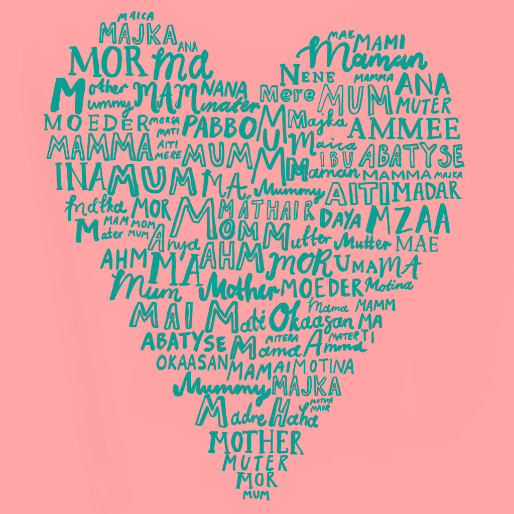 'Mum Means Love In Every Language' Card