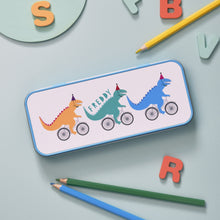 Load image into Gallery viewer, Children&#39;s Dinosaur Personalised Pencil Case

