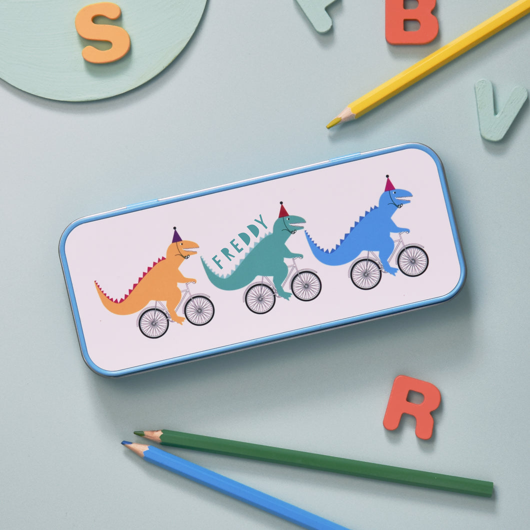 Children's Dinosaur Personalised Pencil Case