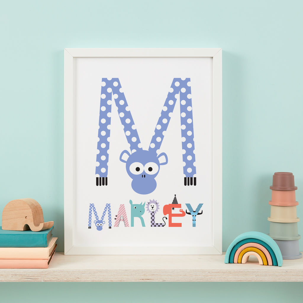 Personalised Initial Name Print