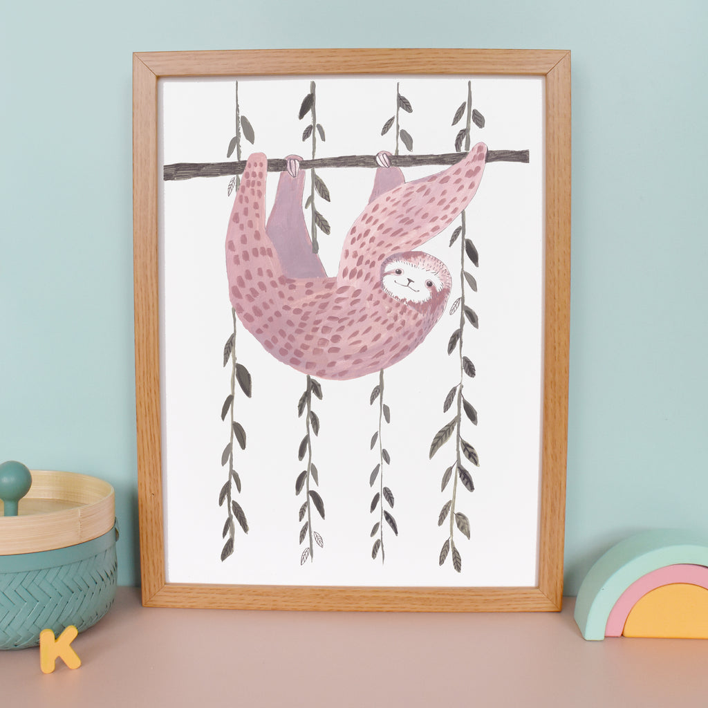 Sloth Art Print
